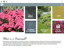 Tablet Screenshot of perennialresource.com